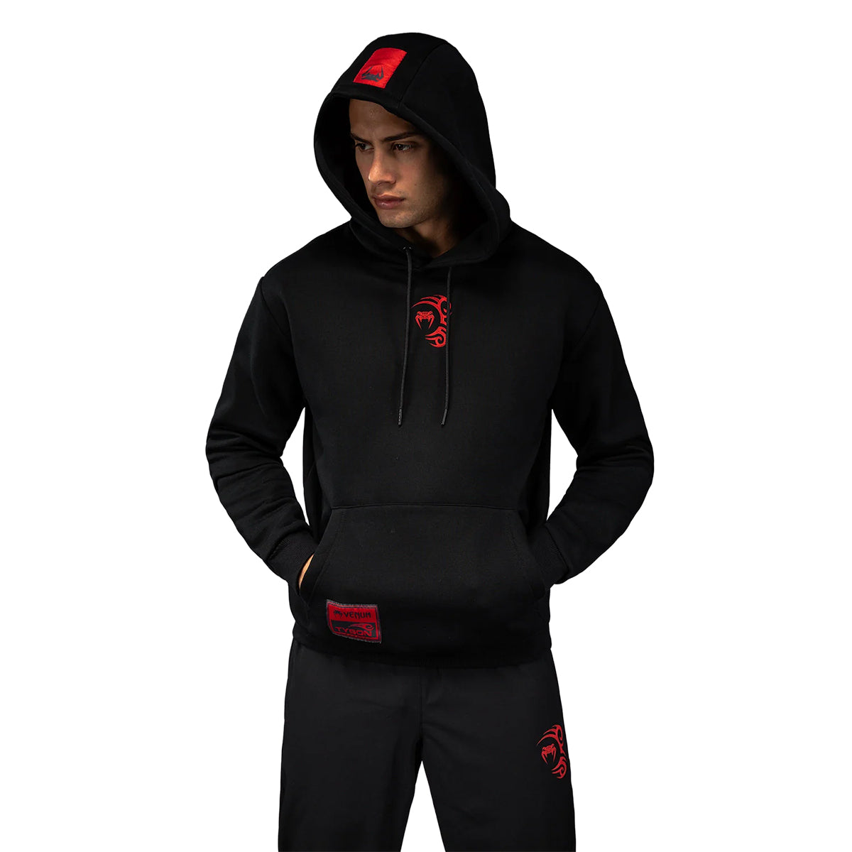 Venum x Mike Tyson Tiger Hoodie - Deep Black/Intense Red