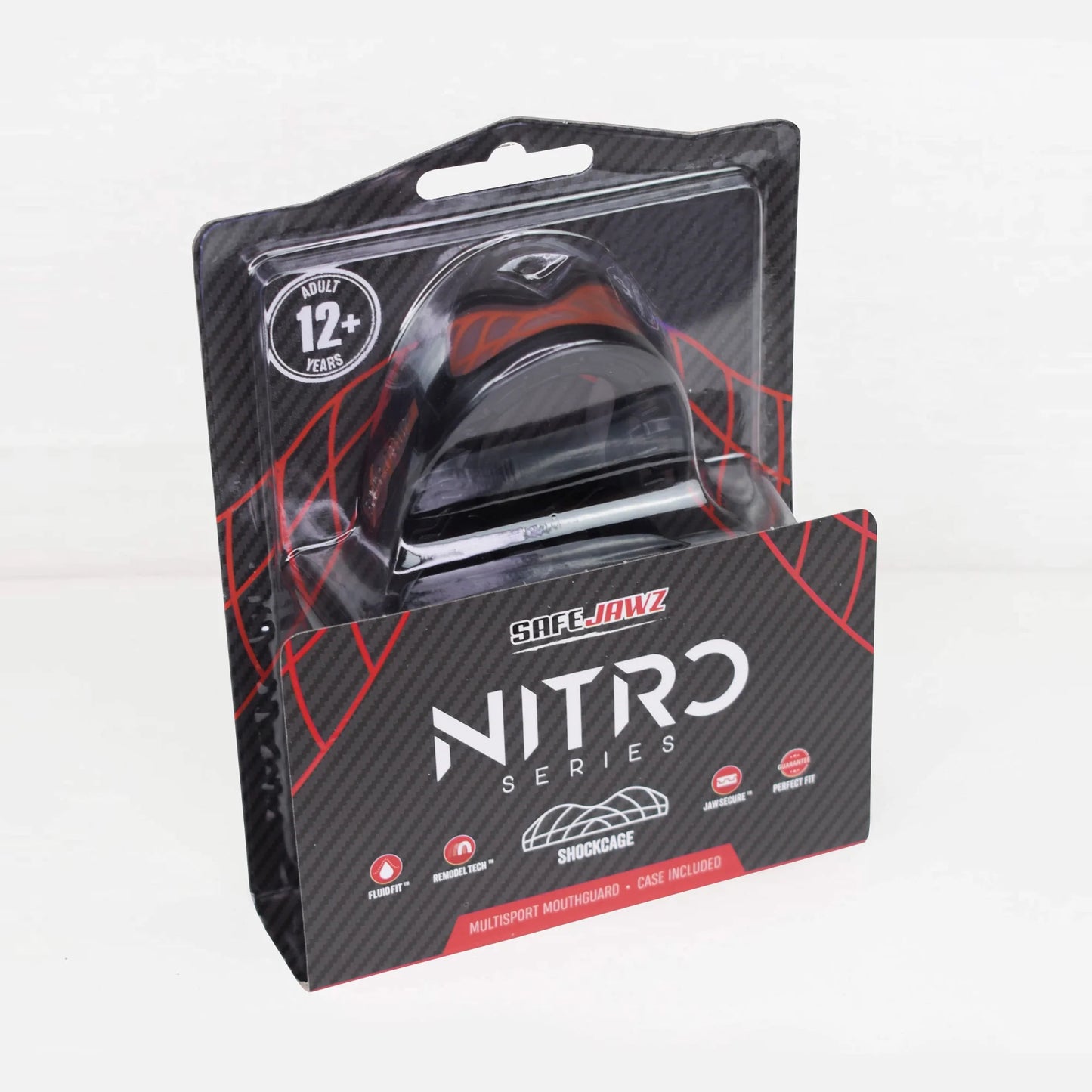 SAFEJAWZ Nitro Series Self Fit Mouthguards - Black