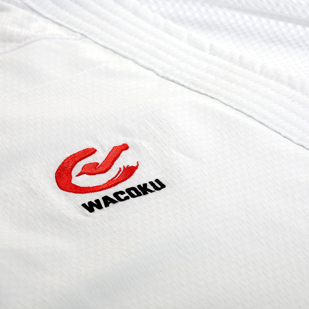 Wacoku WKF Approved Karate Ultra Light Weight Kumite Suit - 6oz