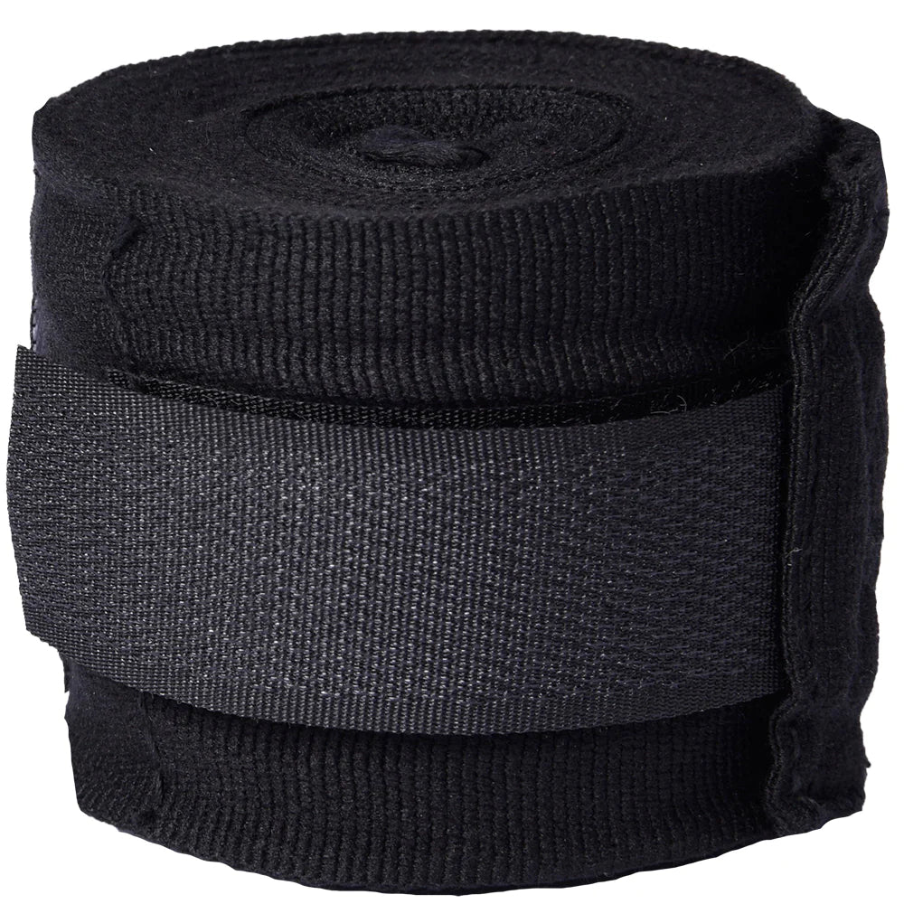 8 Weapons Semi Elastic 5M Hand Wraps - Black