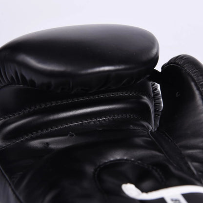 8 Weapons Unlimited Muay Thai Boxing Gloves - Black/White