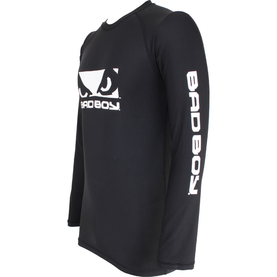 Bad Boy Raglan Long Sleeve Rashguard - Black