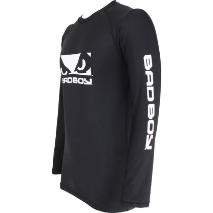 Bad Boy Raglan Long Sleeve Rashguard - Black