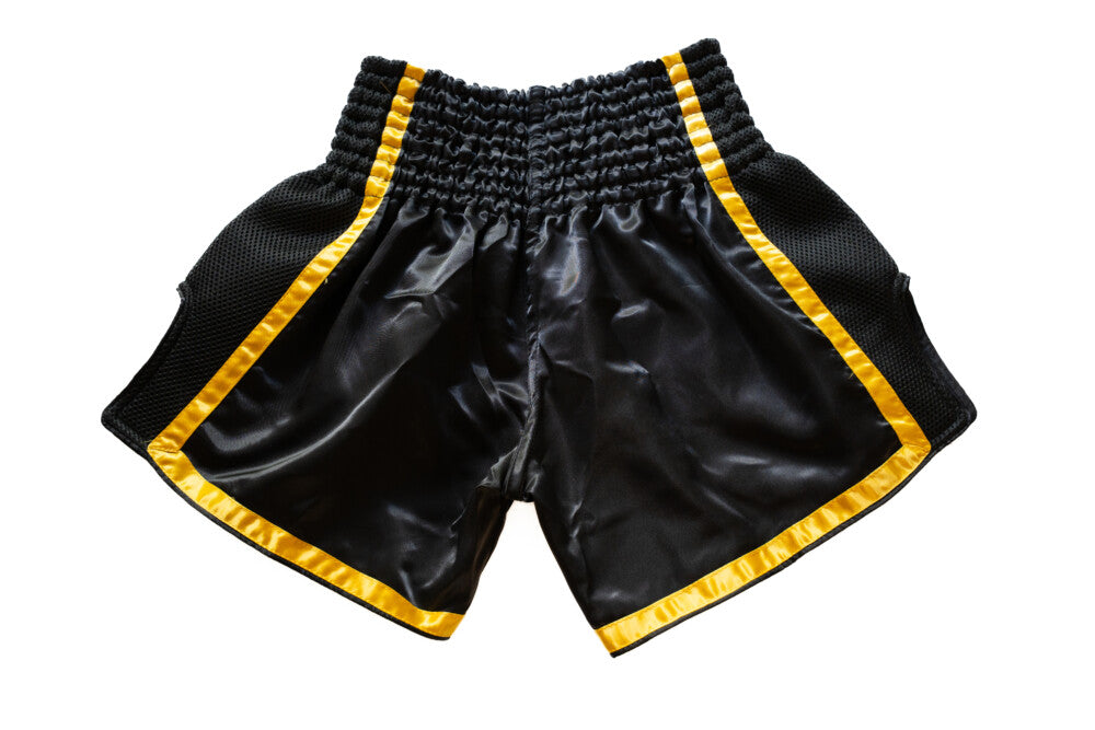 Rupla Kickboxing Shorts - Black Gold