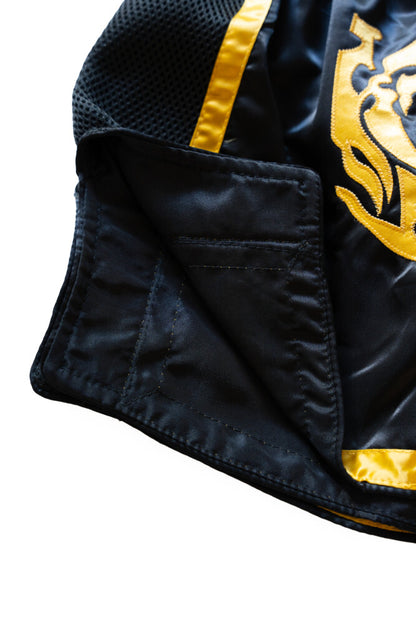 Rupla Kickboxing Shorts - Black Gold