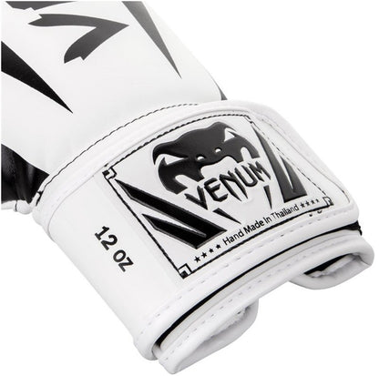 Venum Elite Boxing Gloves - White/Black