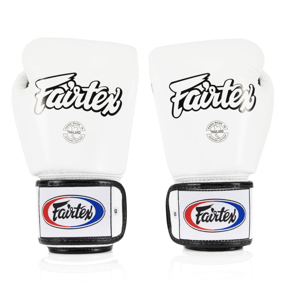 Fairtex BGV1 White Universal Leather Boxing Gloves