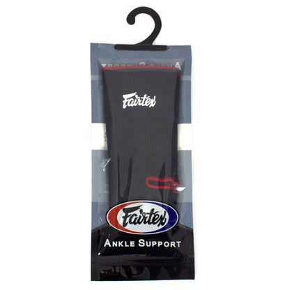 Fairtex AS1 Muay Thai Ankle Supports - Black/Red