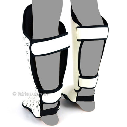 Fairtex SP5 Muay Thai Shin Pads - White