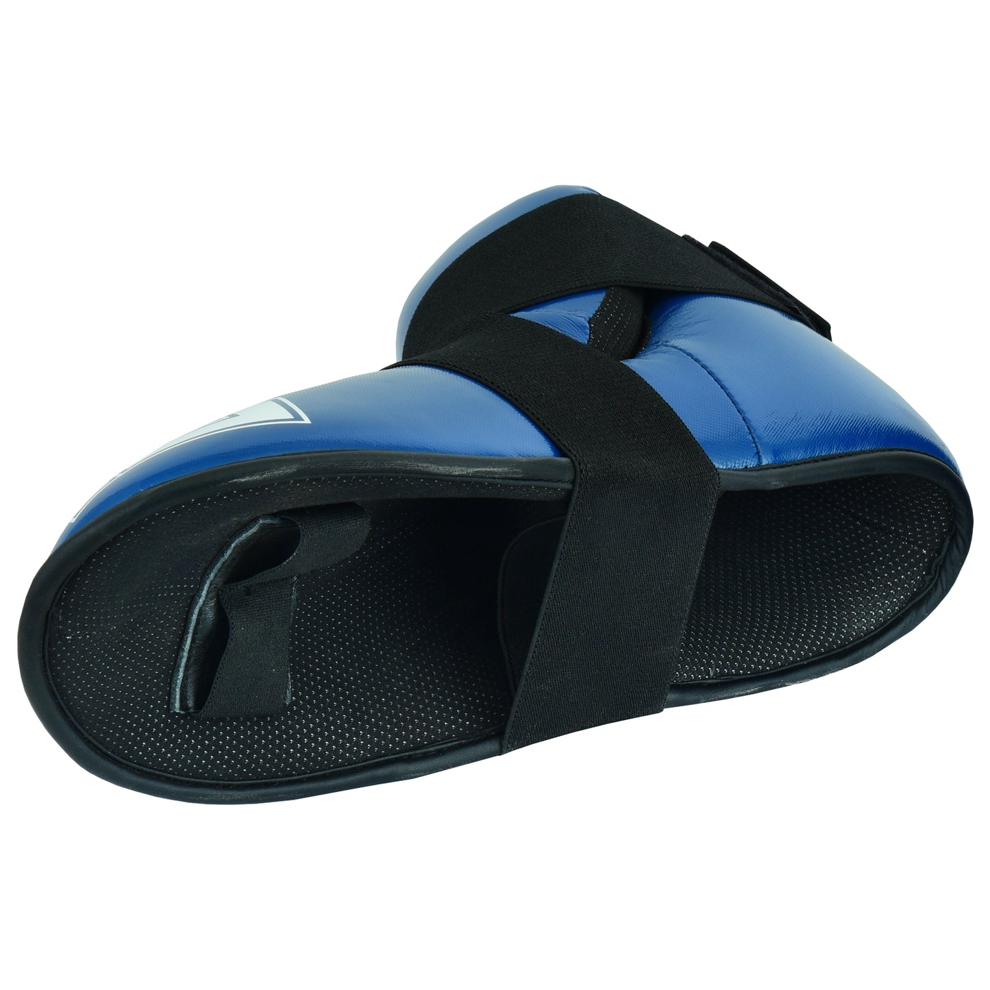 Semi Contact Elite Glossy Sparring Boots - Blue - NEW