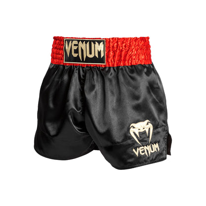 Venum Classic Muay Thai Shorts  -  Red/Black/Gold