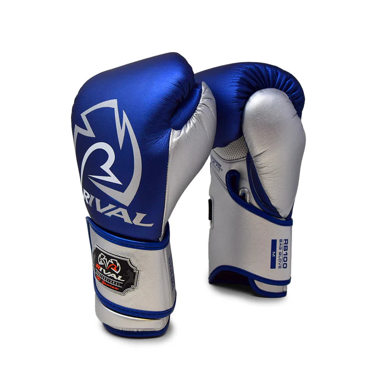 Rival RB100 Professional Bag Gloves  - Blue/Silver