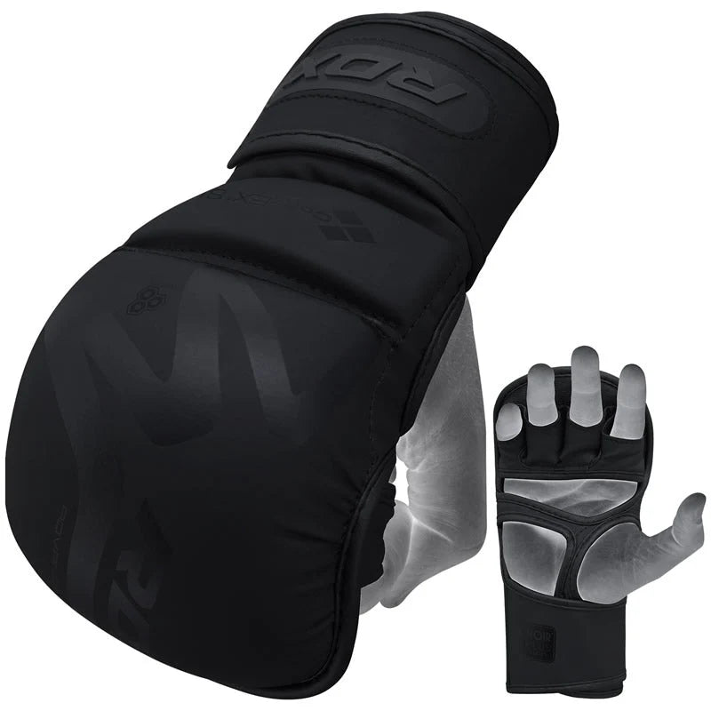 RDX T15 Noir MMA Sparring Gloves 7oz