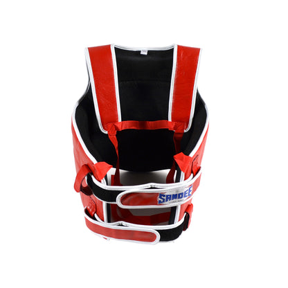 Sandee Authentic Muay Thai Competition Body Shield - Red