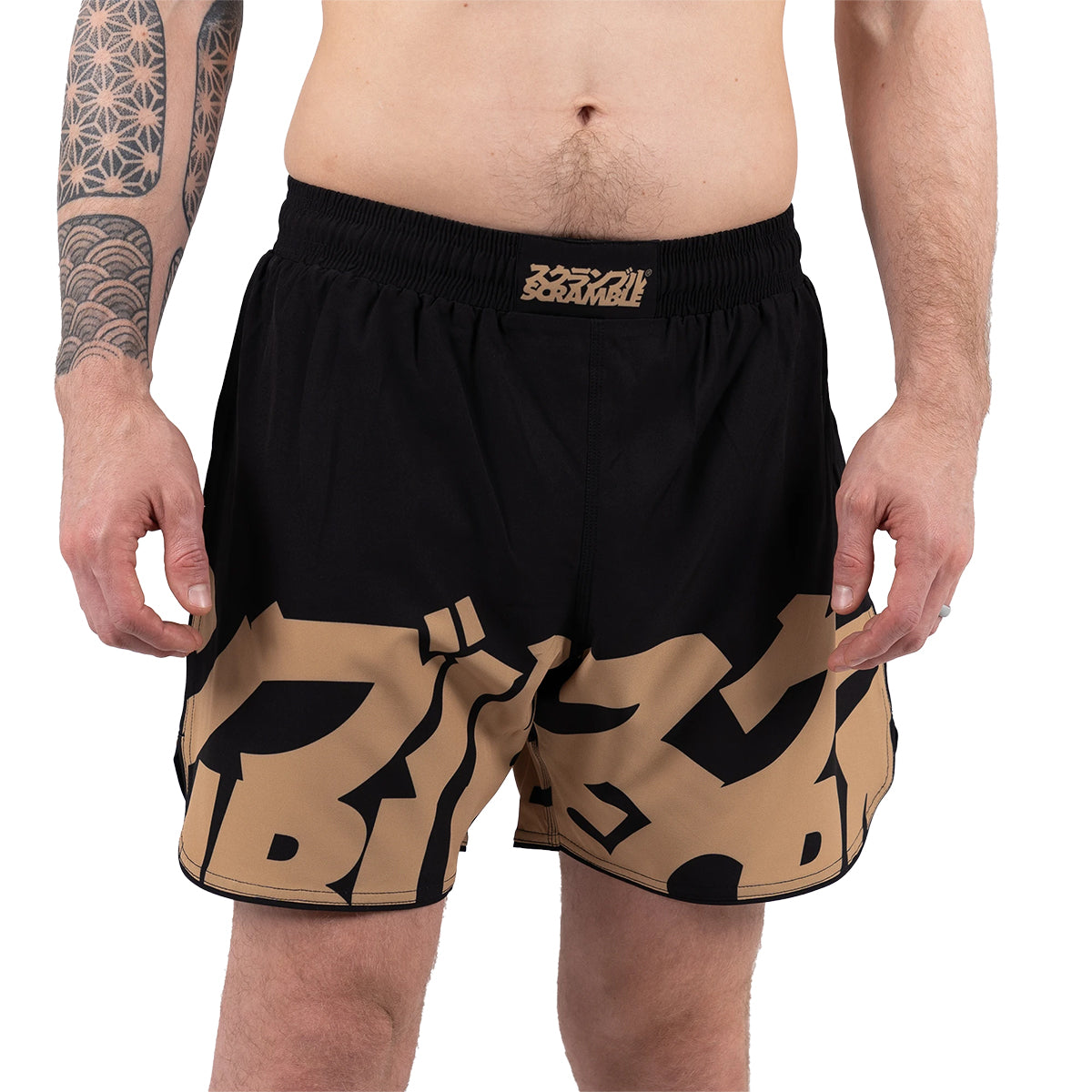 Scramble Baka Grappling Fight Shorts - Gold
