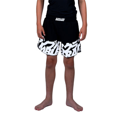Scramble Baka Kids Grappling Fight Shorts - Black