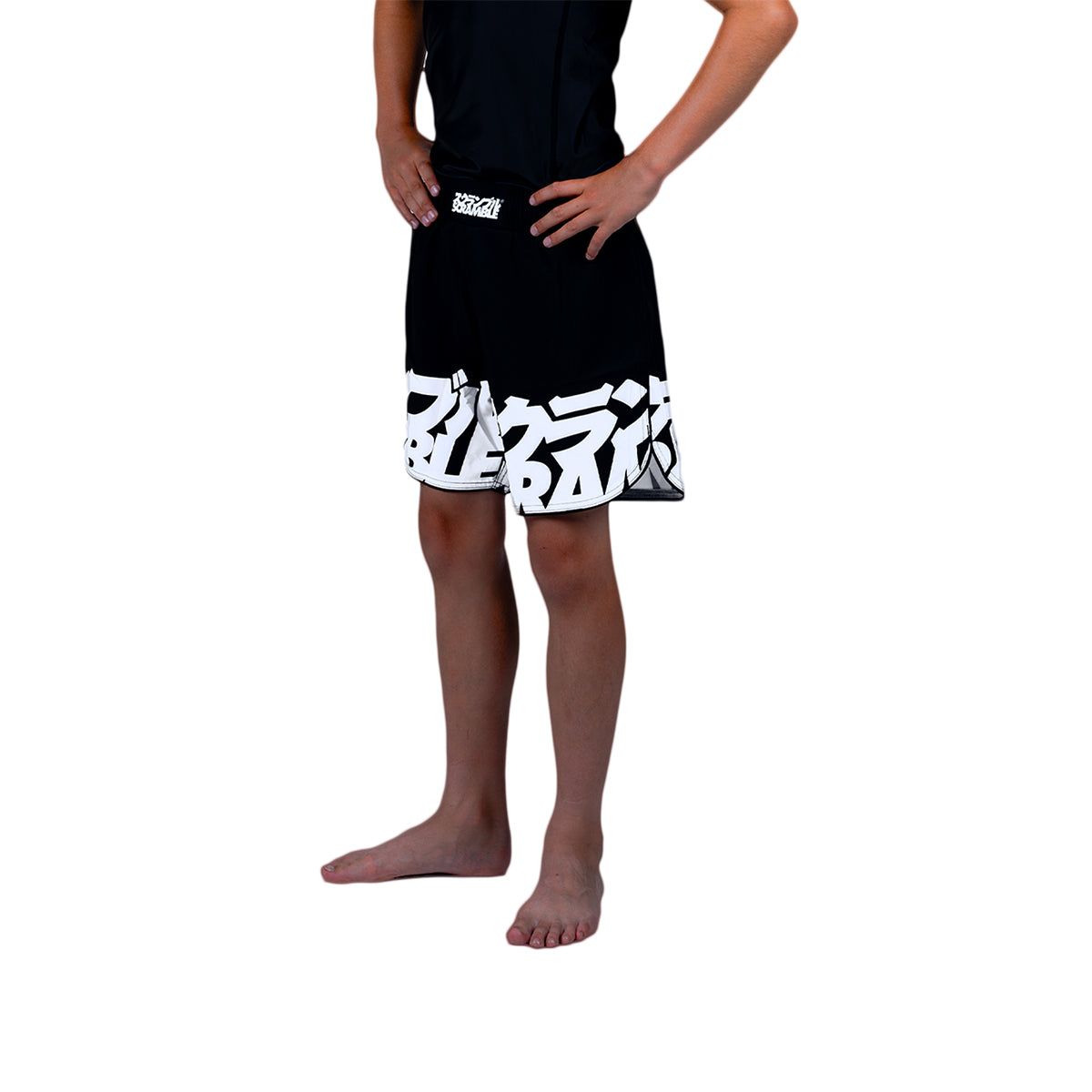 Scramble Baka Kids Grappling Fight Shorts - Black