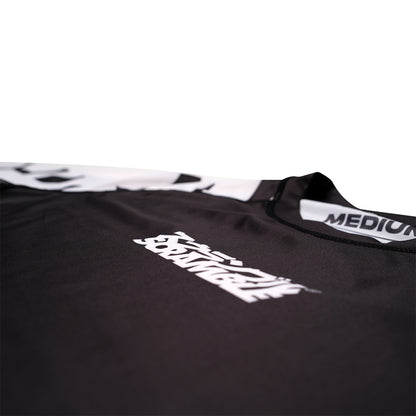 Scramble Baka Short Sleeve Rash Guard - Black