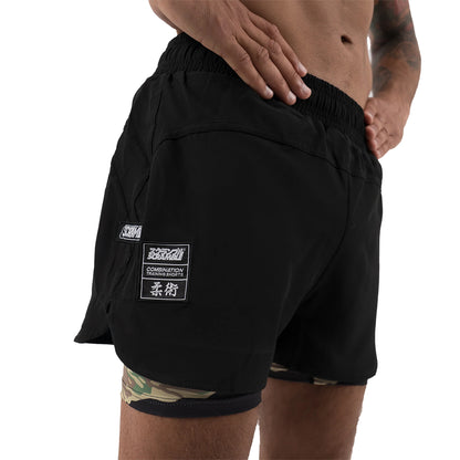 Scramble Combo Hybrid Grappling Fight Shorts - Tiger