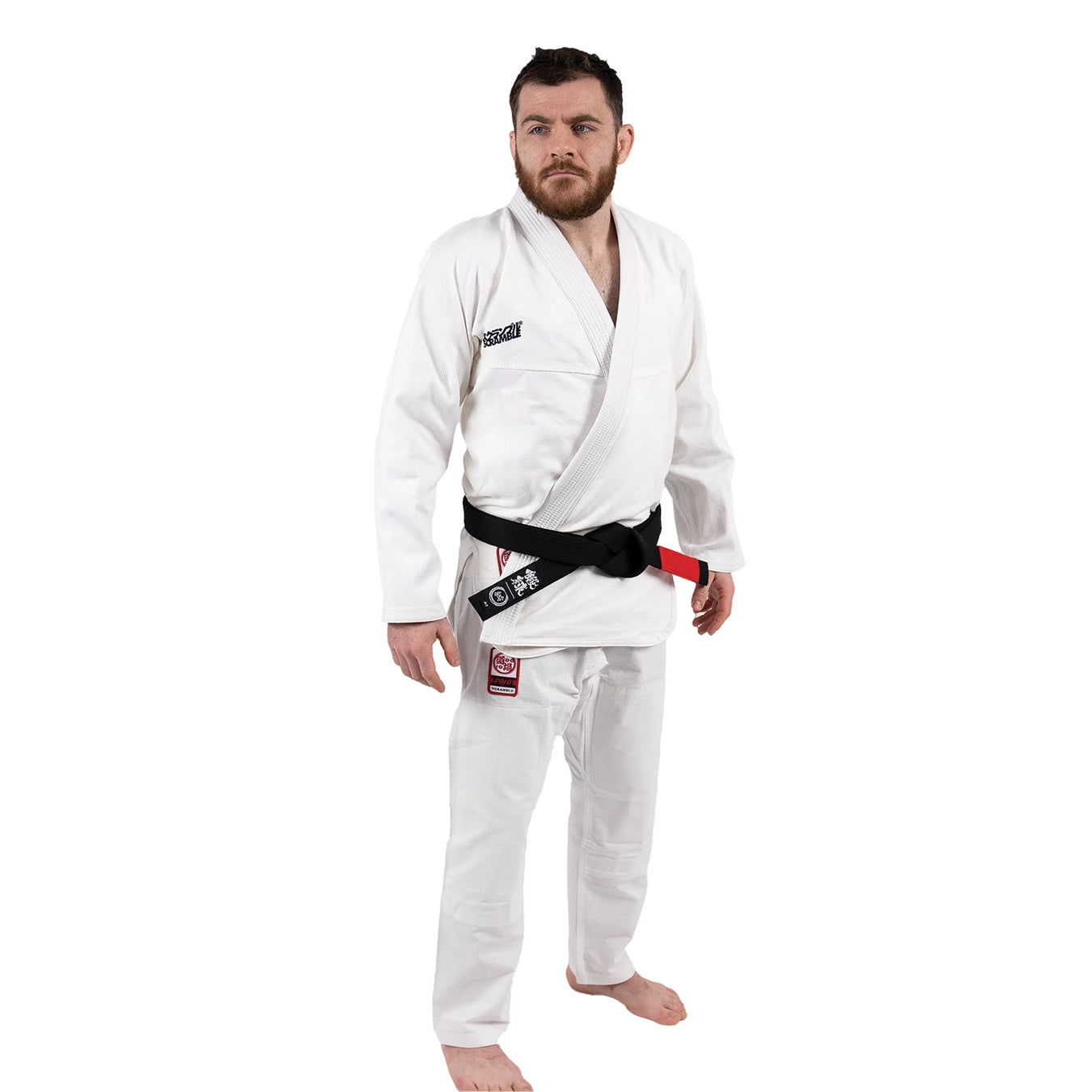 Scramble Kihon BJJ Jiu Jitsu Gi Belt - Black