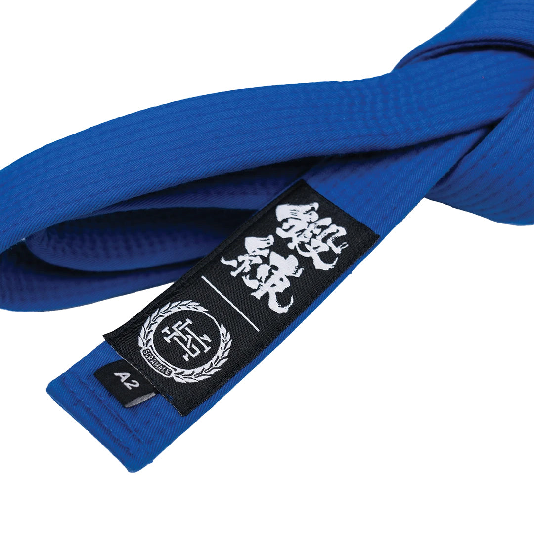 Scramble Kihon BJJ Jiu Jitsu Gi Belt - Blue