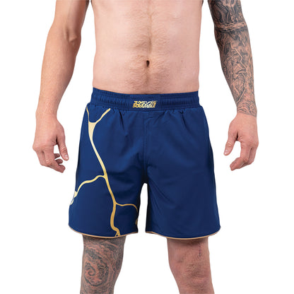 Scramble Kintsugi Grappling Fight Shorts - Blue