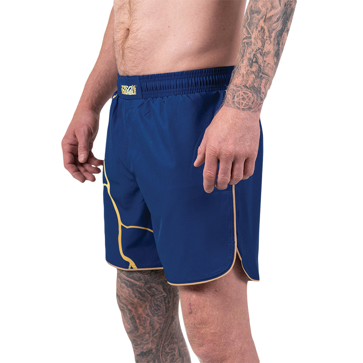 Scramble Kintsugi Grappling Fight Shorts - Blue