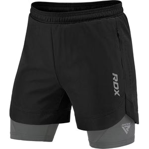 RDX T16 2-in-1 Compression MMA Shorts