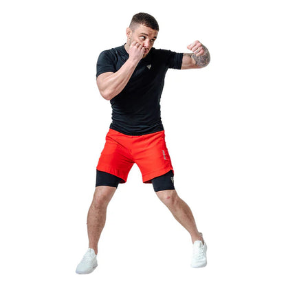 RDX T16 2-in-1 Compression MMA Shorts