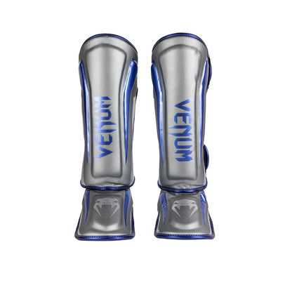 Venum Muay Thai Stand Up Elite Shin Guards - Grey