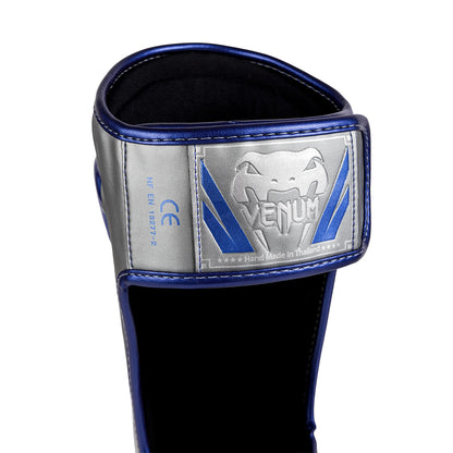 Venum Muay Thai Stand Up Elite Shin Guards - Grey