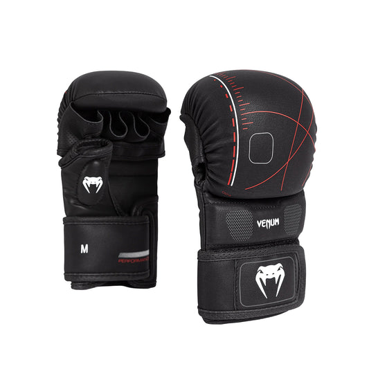 Venum Tactical XT Sparring Gloves - Black/Fire Red