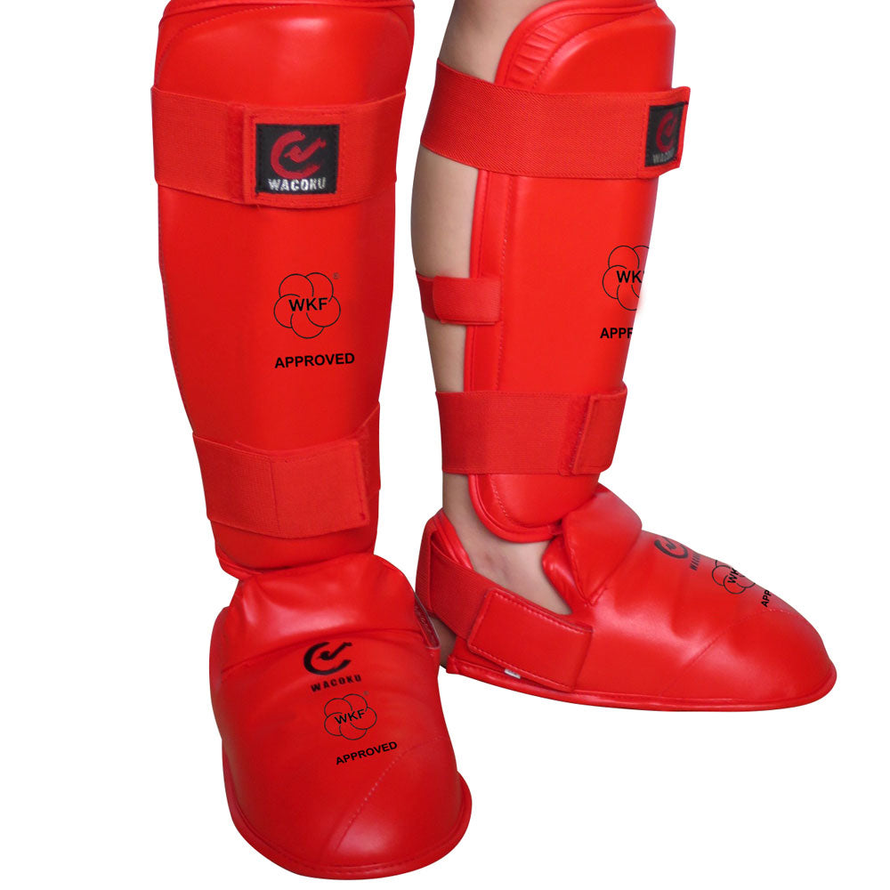 WKF Approved Karate Shin Instep Guards
