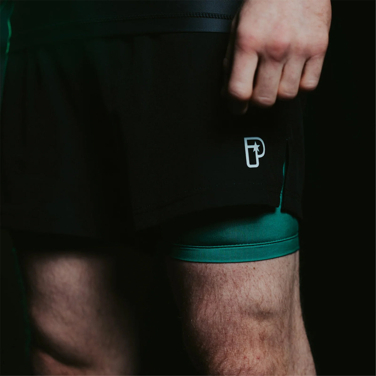 Progress Jiu Jitsu Bengal Hybrid No Gi Shorts - Black/Green