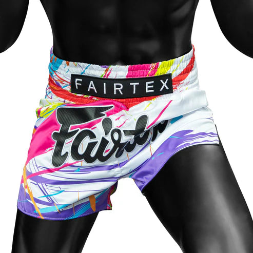 Fairtex World Music White Muaythai Shorts BS1933