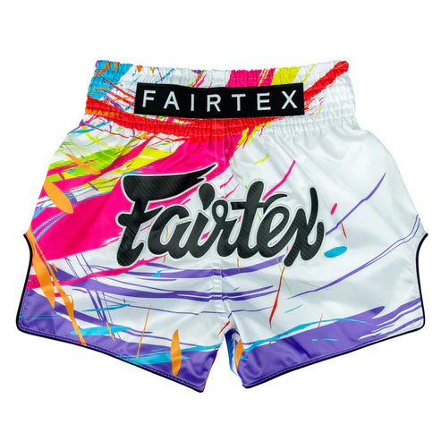 Fairtex World Music White Muaythai Shorts BS1933