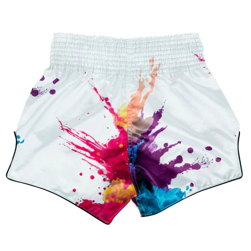 Fairtex Funky Soul White Muaythai Shorts BS1939