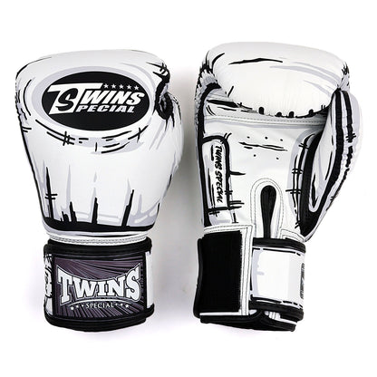 Twins Comic Boxing Gloves White