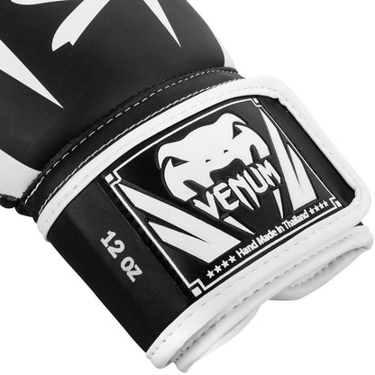 Venum Elite Boxing Gloves - Black/White