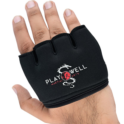 Playwell Gel Knuckle Protector Guards - Black