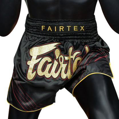 Fairtex Muay Thai Fight Shorts Black - MR X