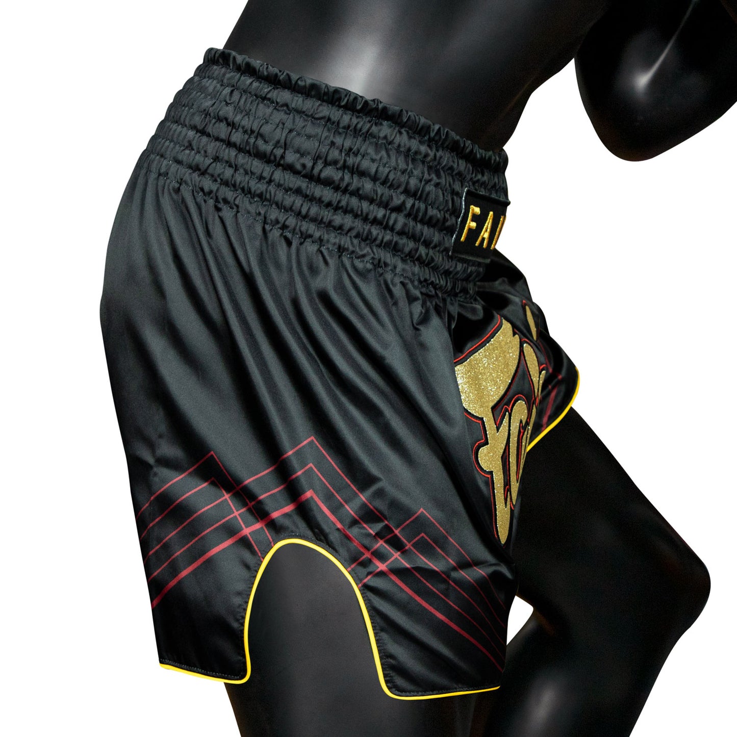 Fairtex Muay Thai Fight Shorts Black - MR X