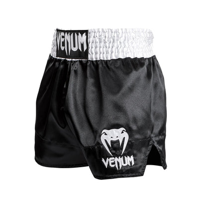 Venum Classic Muay Thai Shorts  -  White/Black