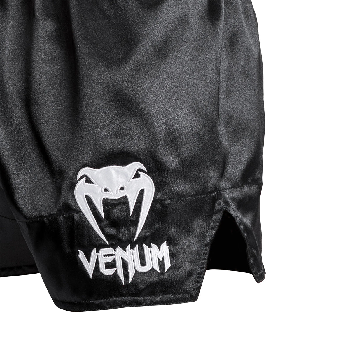 Venum Classic Muay Thai Shorts  -  White/Black