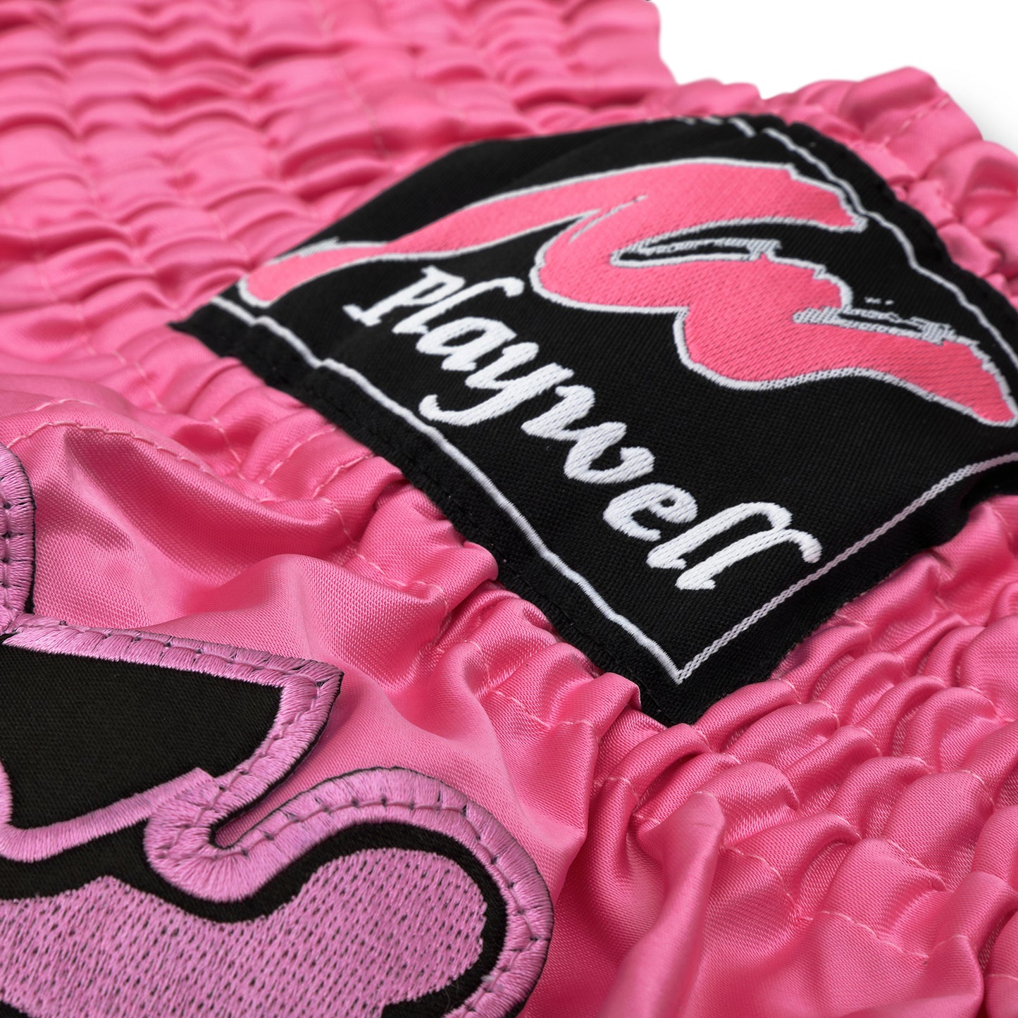 Ladies Pink Satin Training Shorts