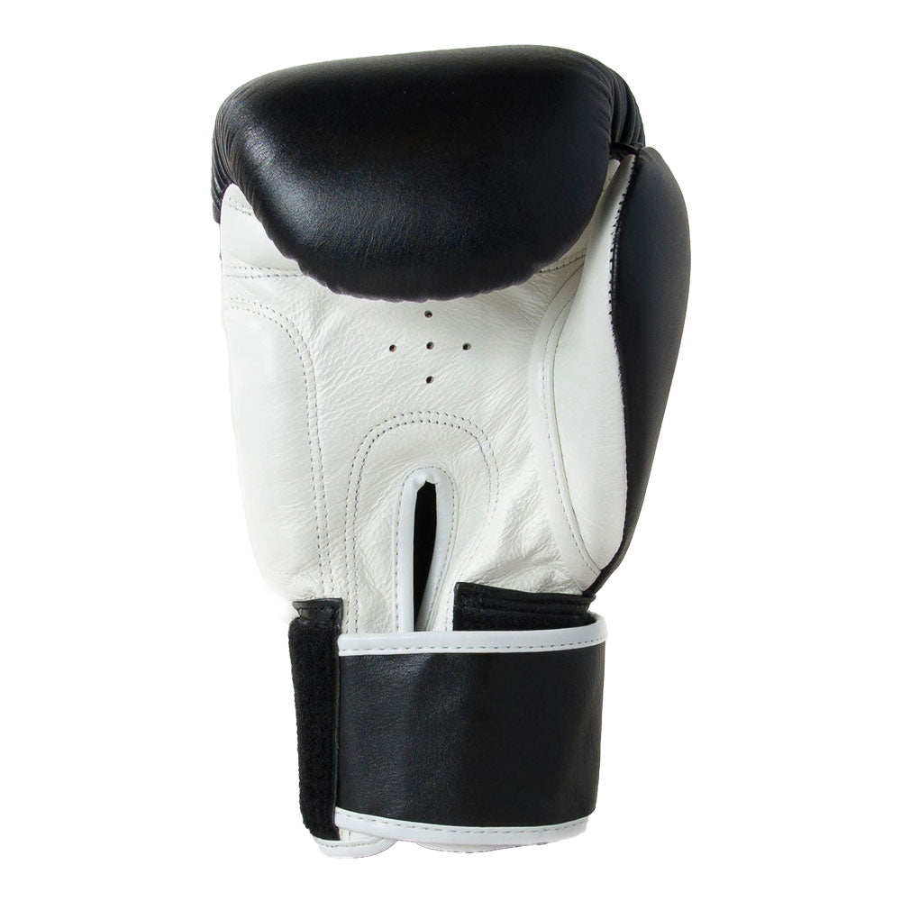 Sandee Authentic Leather Boxing Gloves - Black