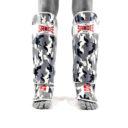 Sandee Sport Muay Thai Shin Guards - Camo