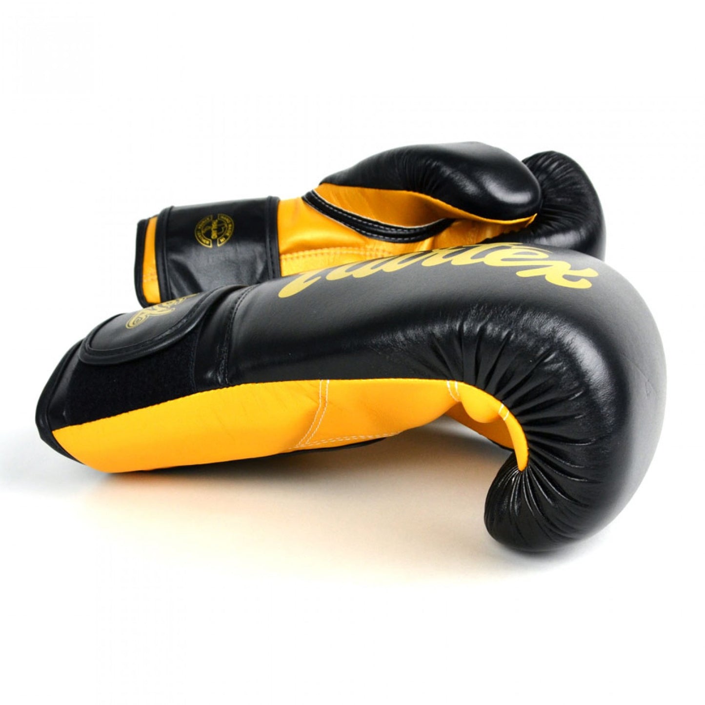 Fairtex Super Sparring Black/Gold Boxing Gloves